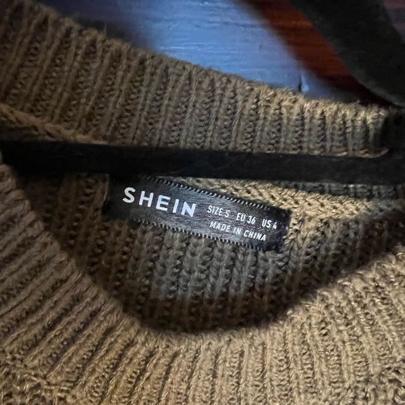 SHEIN Color Block Drop Shoulder Oversized Sweater - Picture 4 of 4